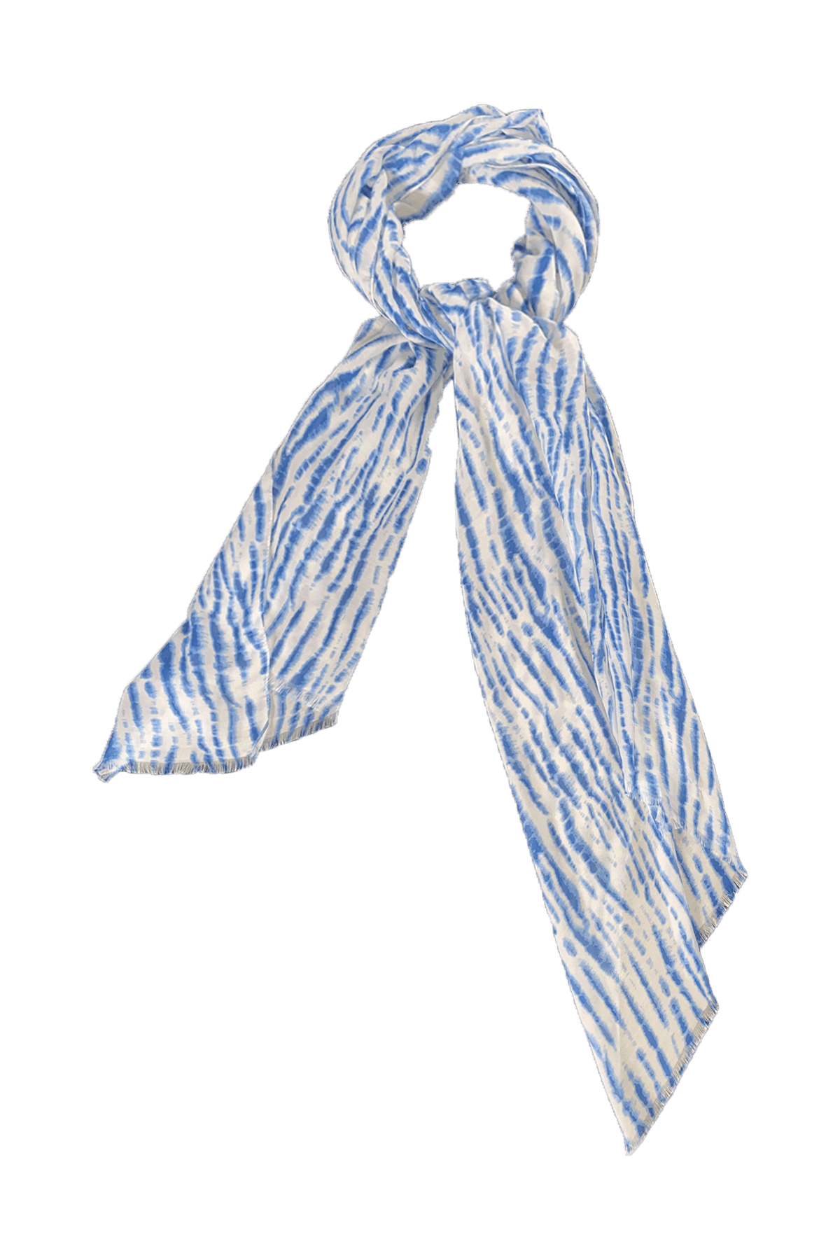 Une écharpe avec un imprimé teinture-au-nœud image number null