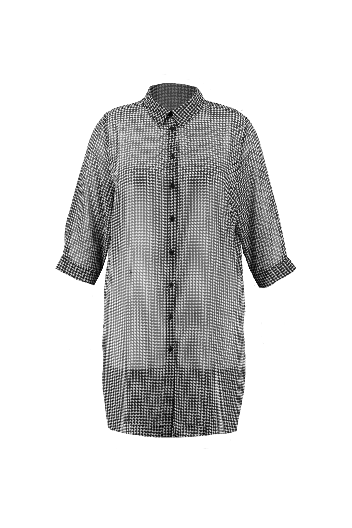 Chemisier femme transparent promo noir