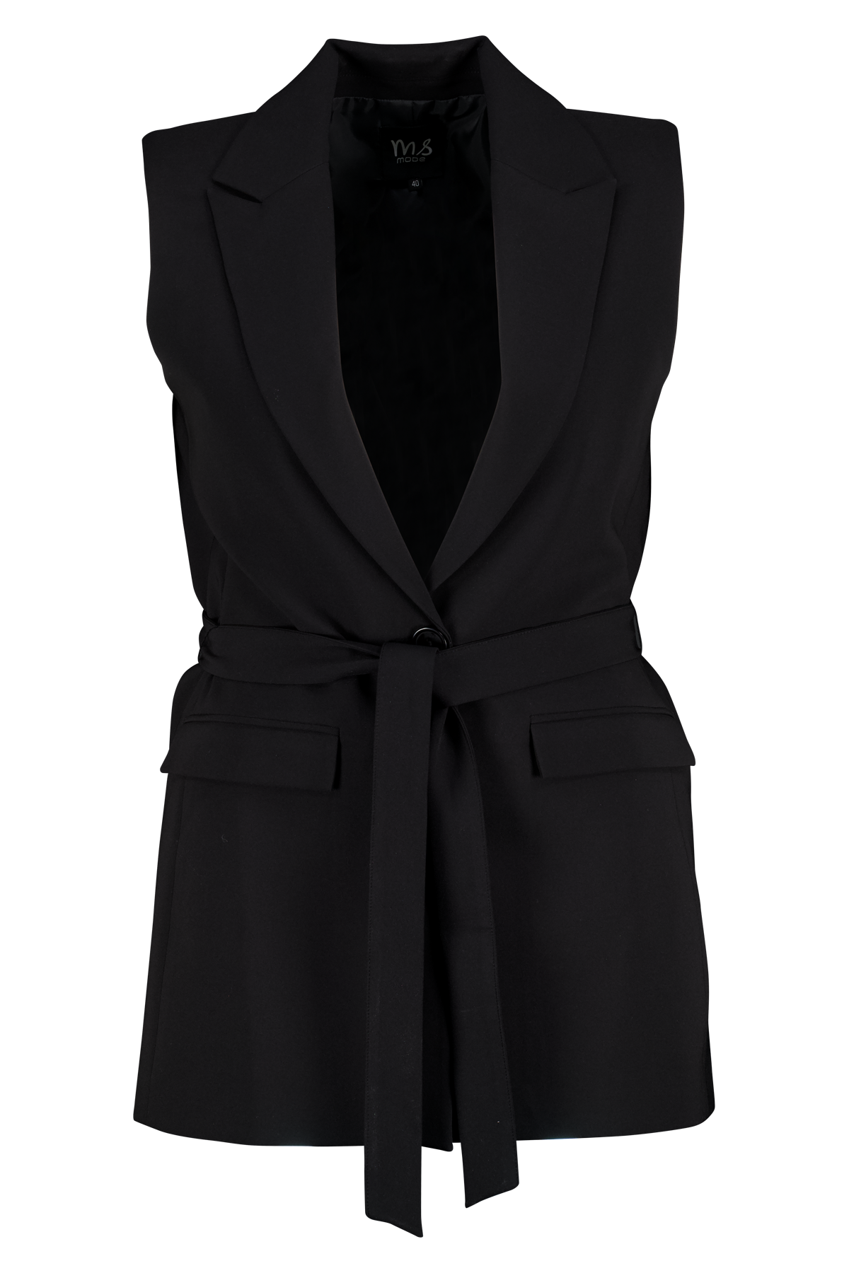 Tee-shirt Asymétrique Fendu Manches Courtes Femme Noir En Coton | 3 Suisses