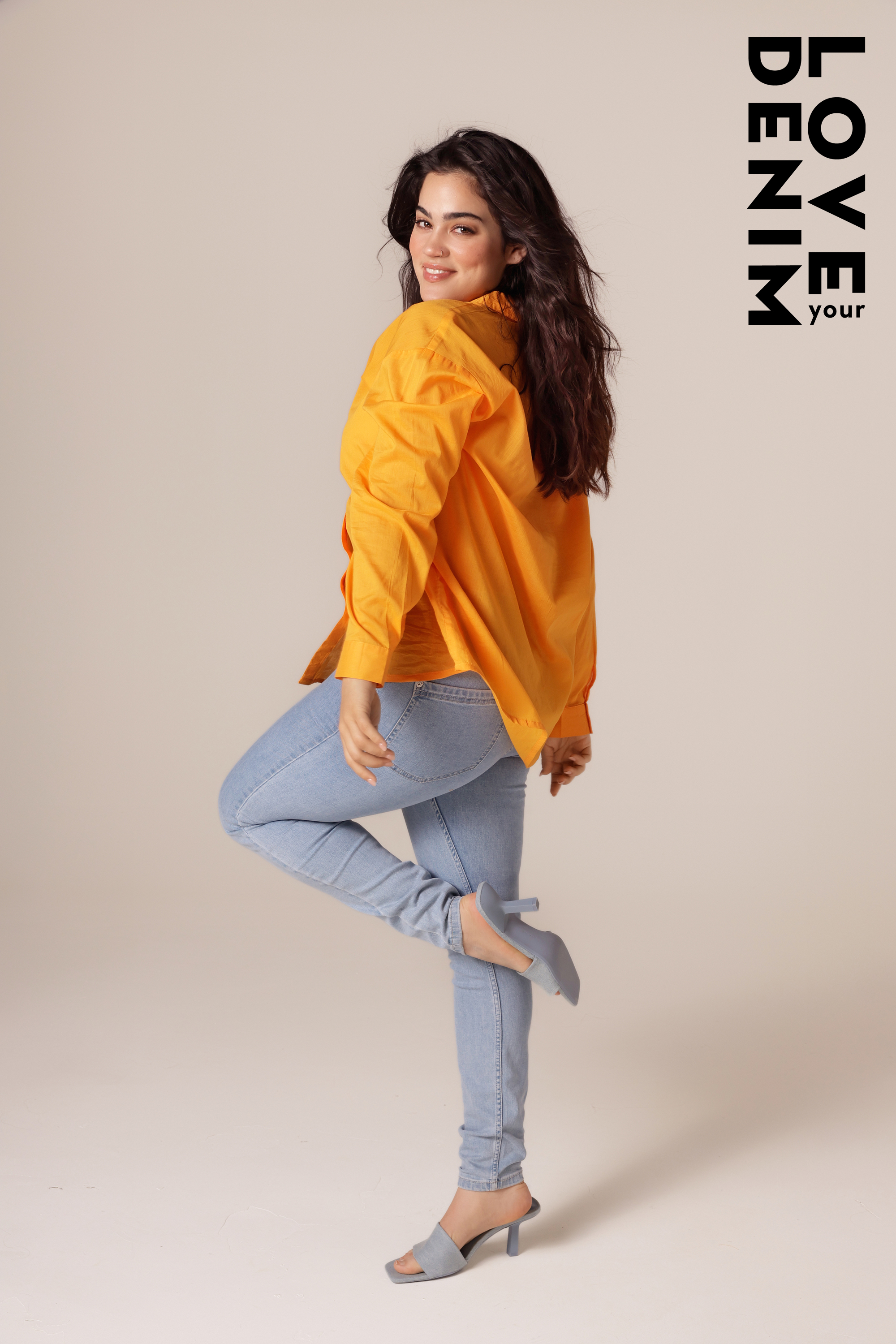 Jeans moulant top femme