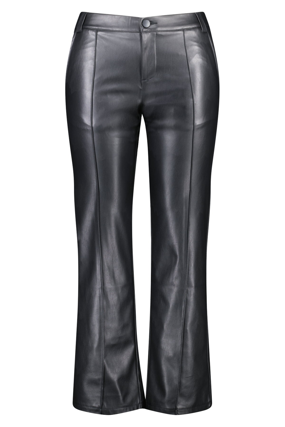 Pantalon droit en similicuir image number 1