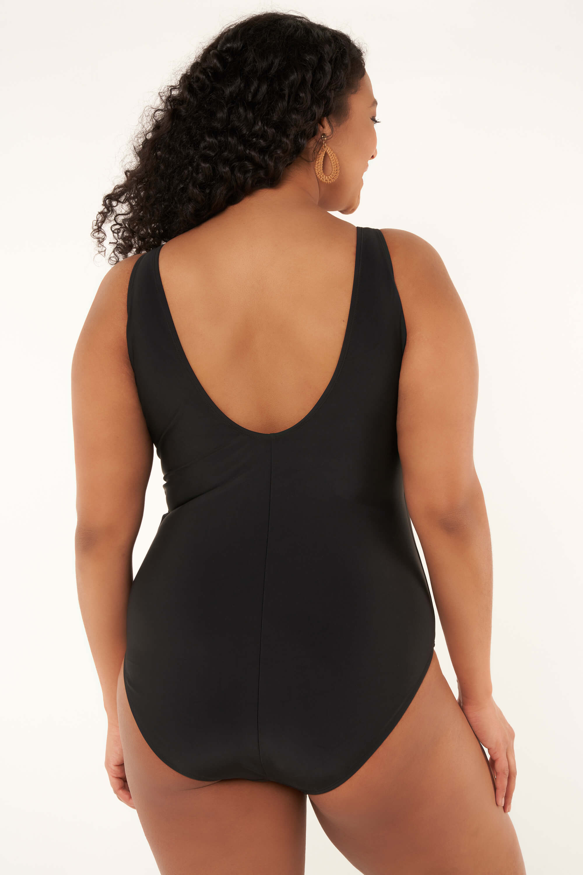 Femmes Maillot de bain croisé Noir