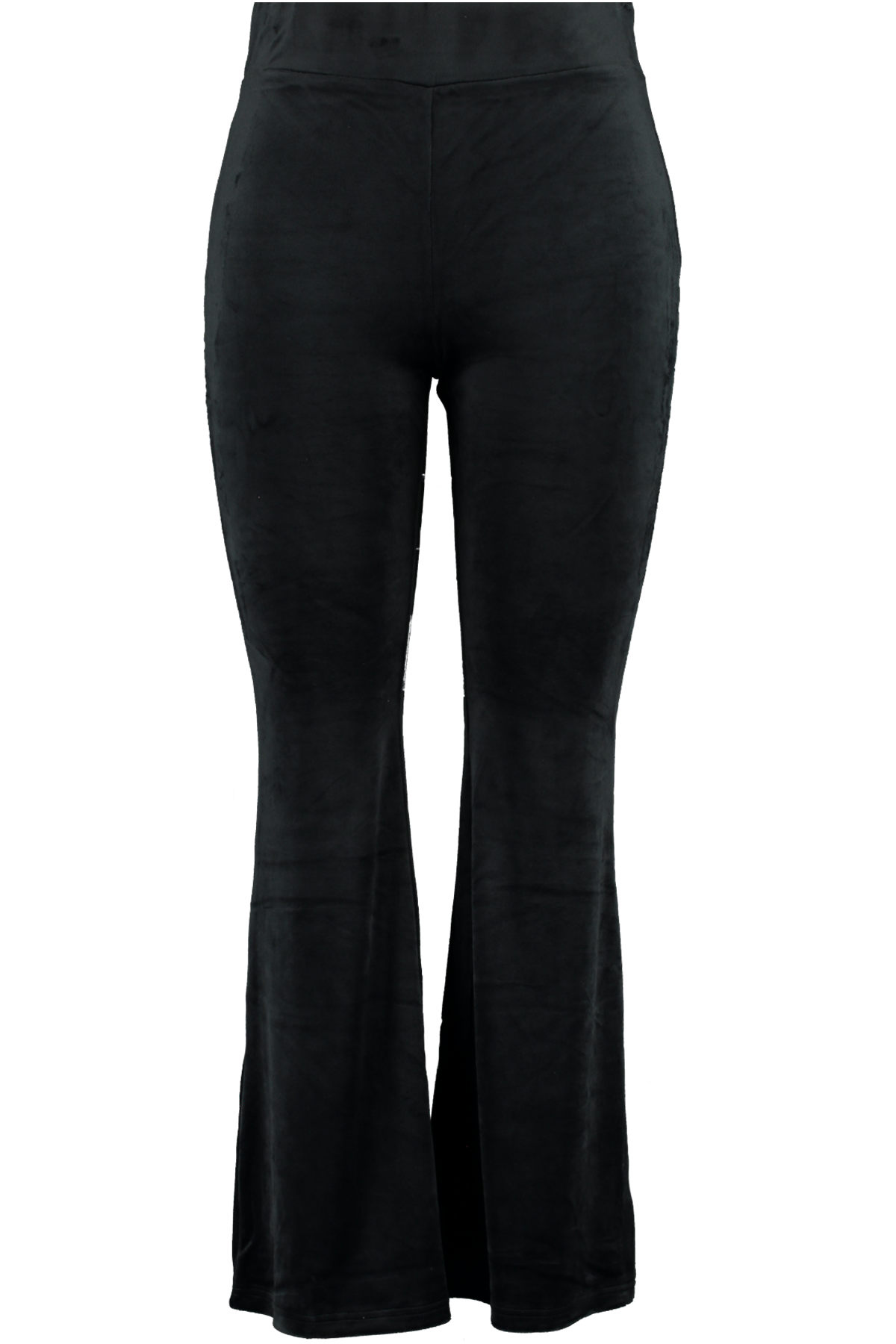 Legging évasé Gothique En Velours Noir - Patte D'éléphant - Taille S/M à L/XL - Neuf Avec étiquettes