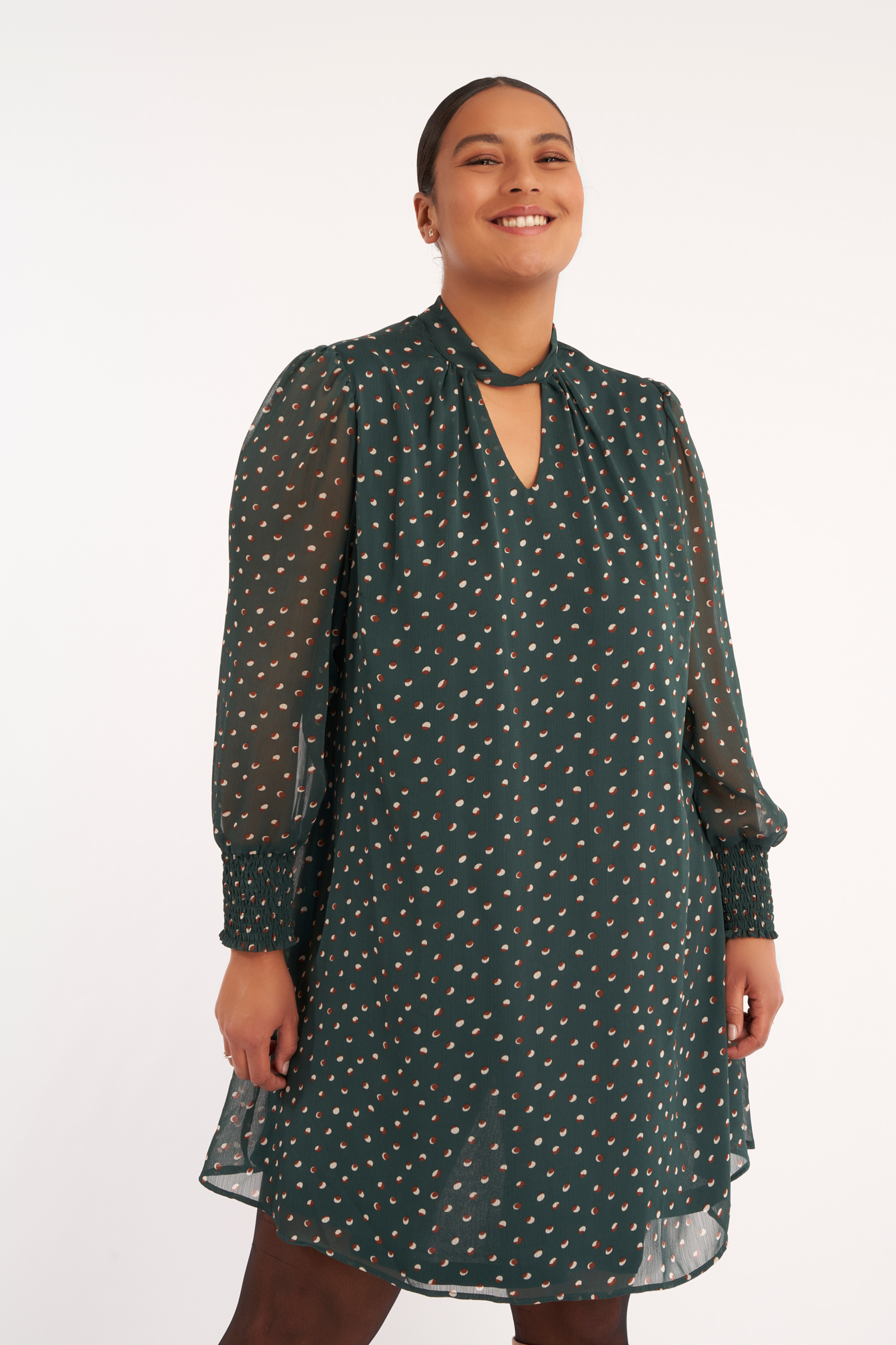 Femmes Robe trapèze courte MS Mode