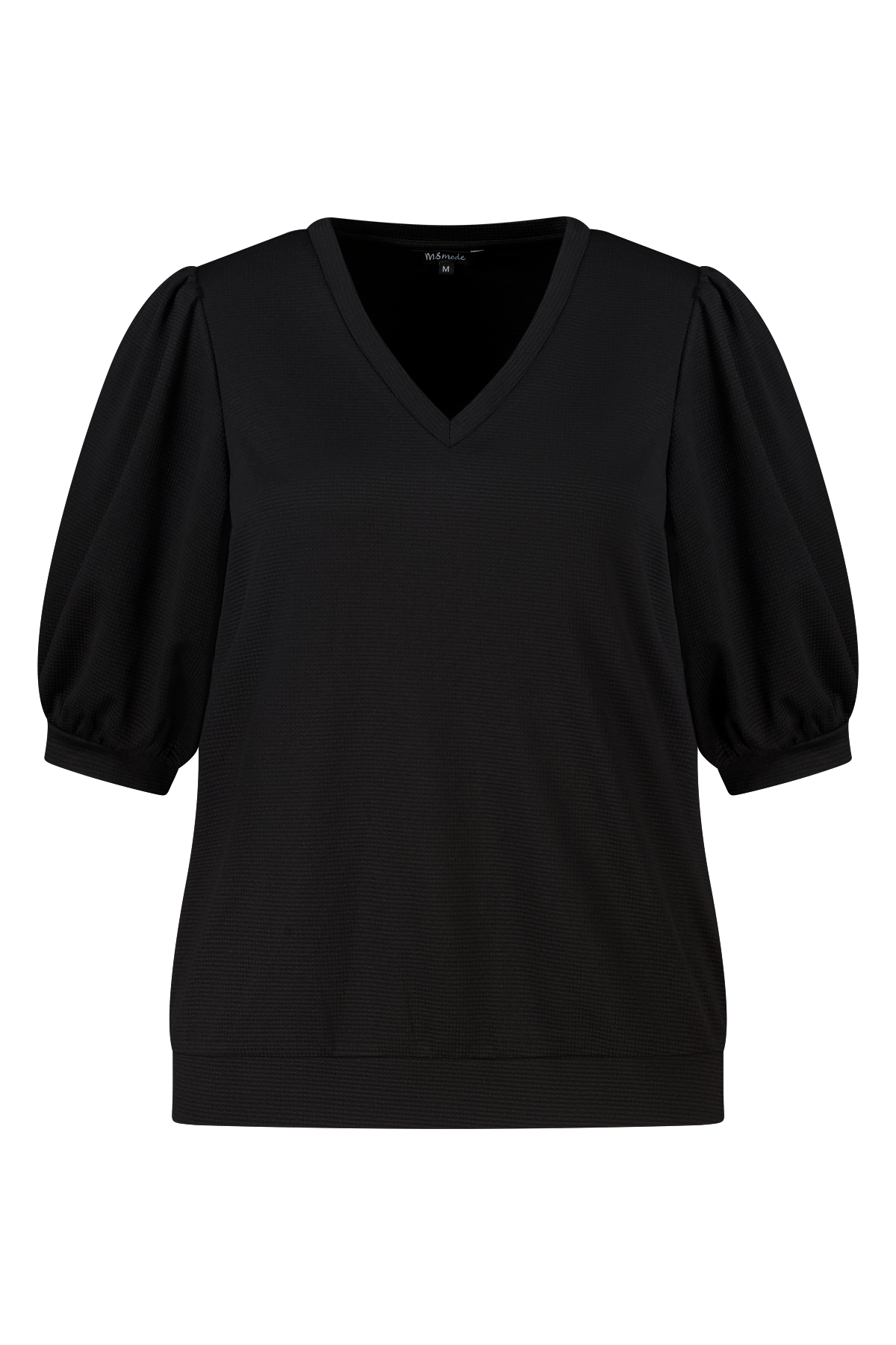Haut Bouffant Noir MC Planet - Taille 42 - Manches Bouffantes - Coton - Neuf Avec étiquettes