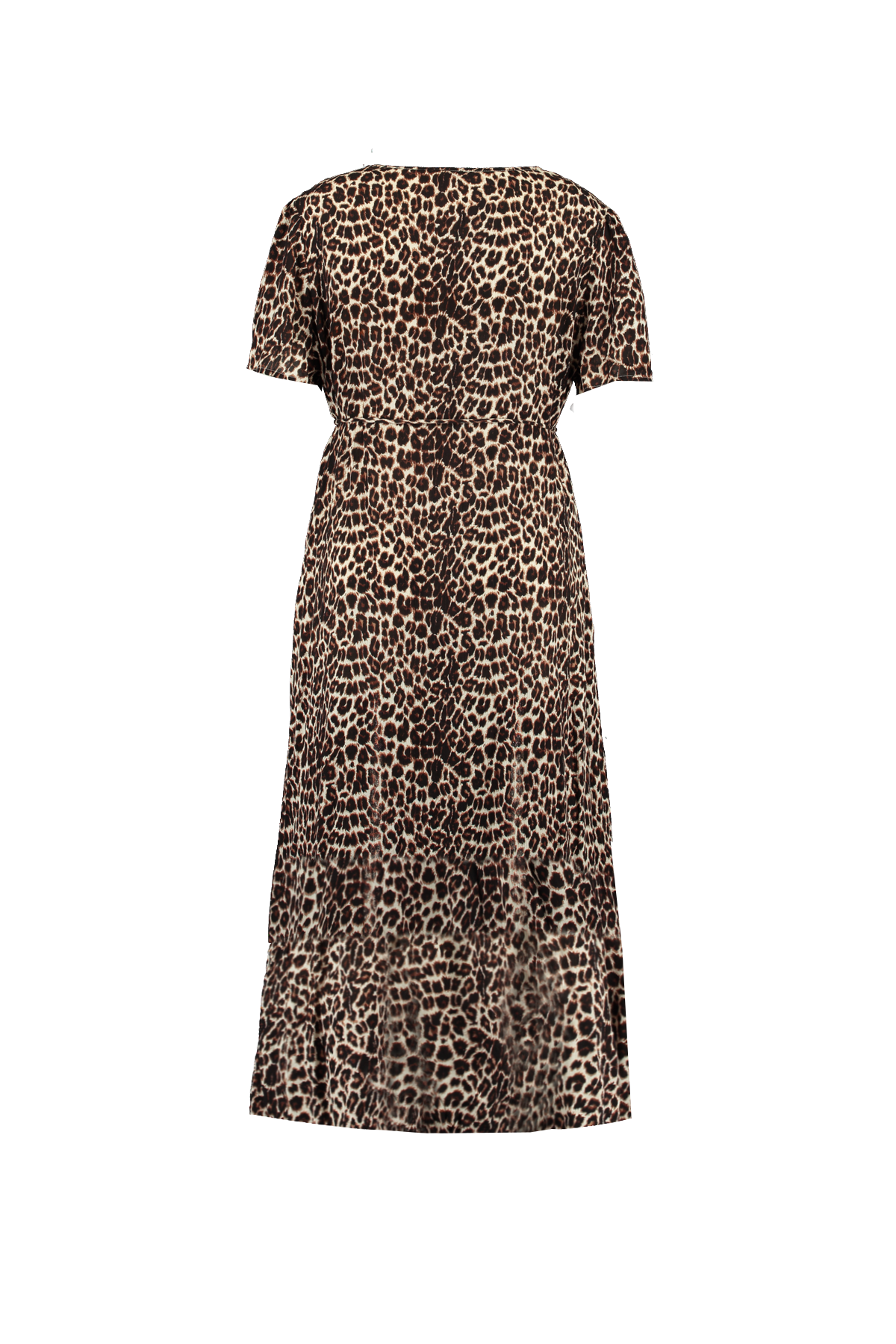 Robe Longue Fluide Imprimé Léopard Aquarelle Pour Femme - Taille élastique, Mousseline De Soie, Maxi - Style Décontracté Ou Habillé