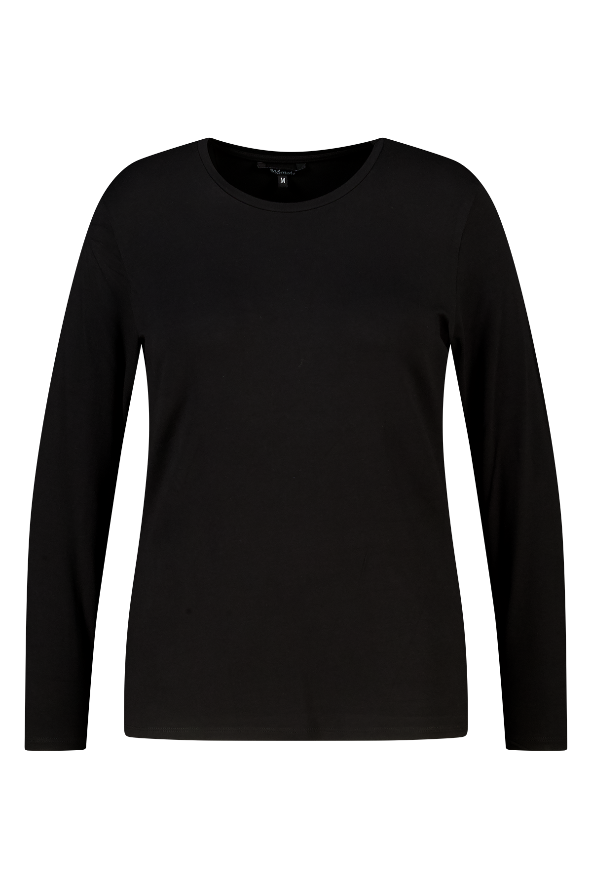 Haut Élégant Noir M&S MODE - Manches Longues - Taille M - Polyester - Occasion Très Bon État