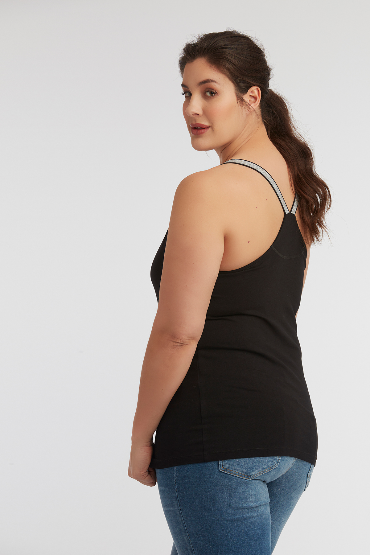 Haut Crop Blanc Boohoo Manches Longues Avec Bretelles Croisées – Taille 8, Idéal Pour Soirée