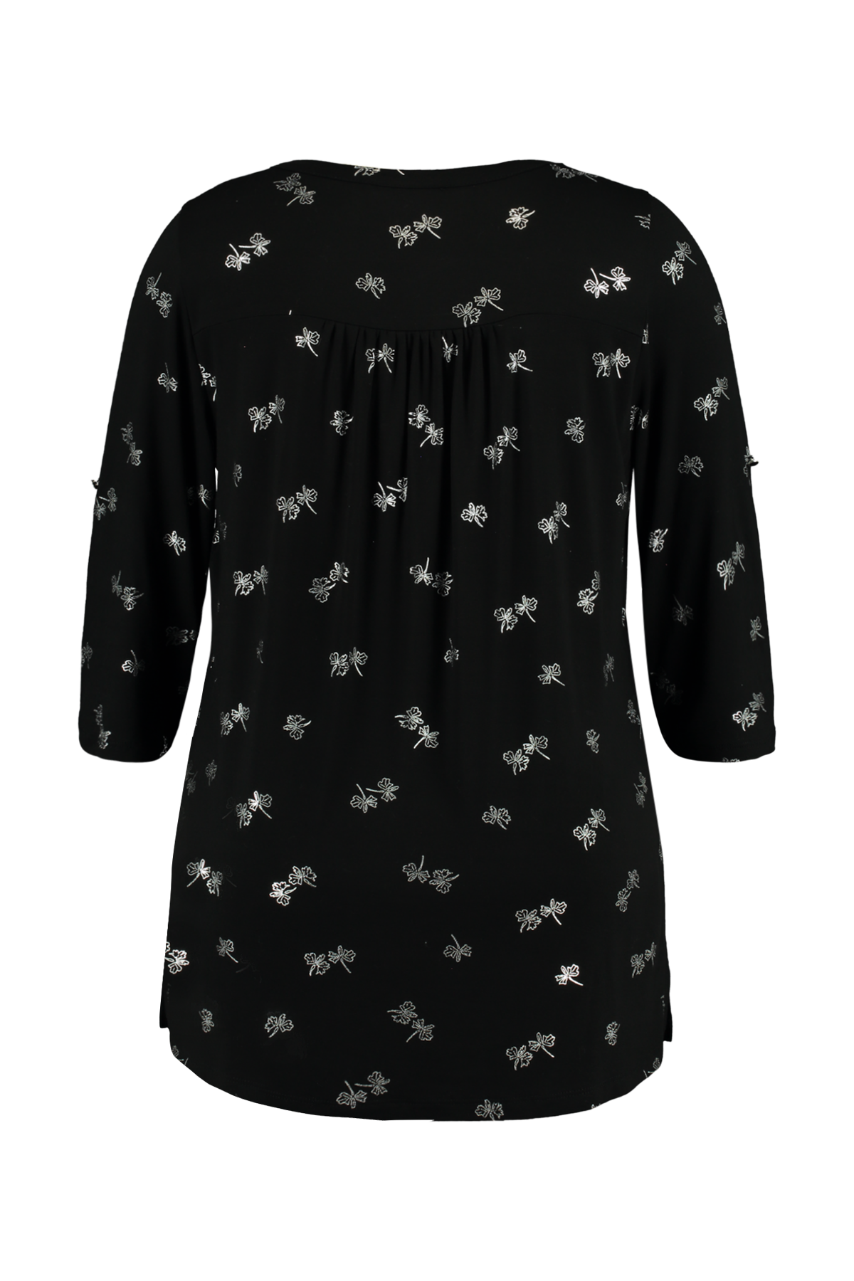 Chemisier YAYA Olive Imprimé Métallisé - Taille 34 - Occasion Très Bon état