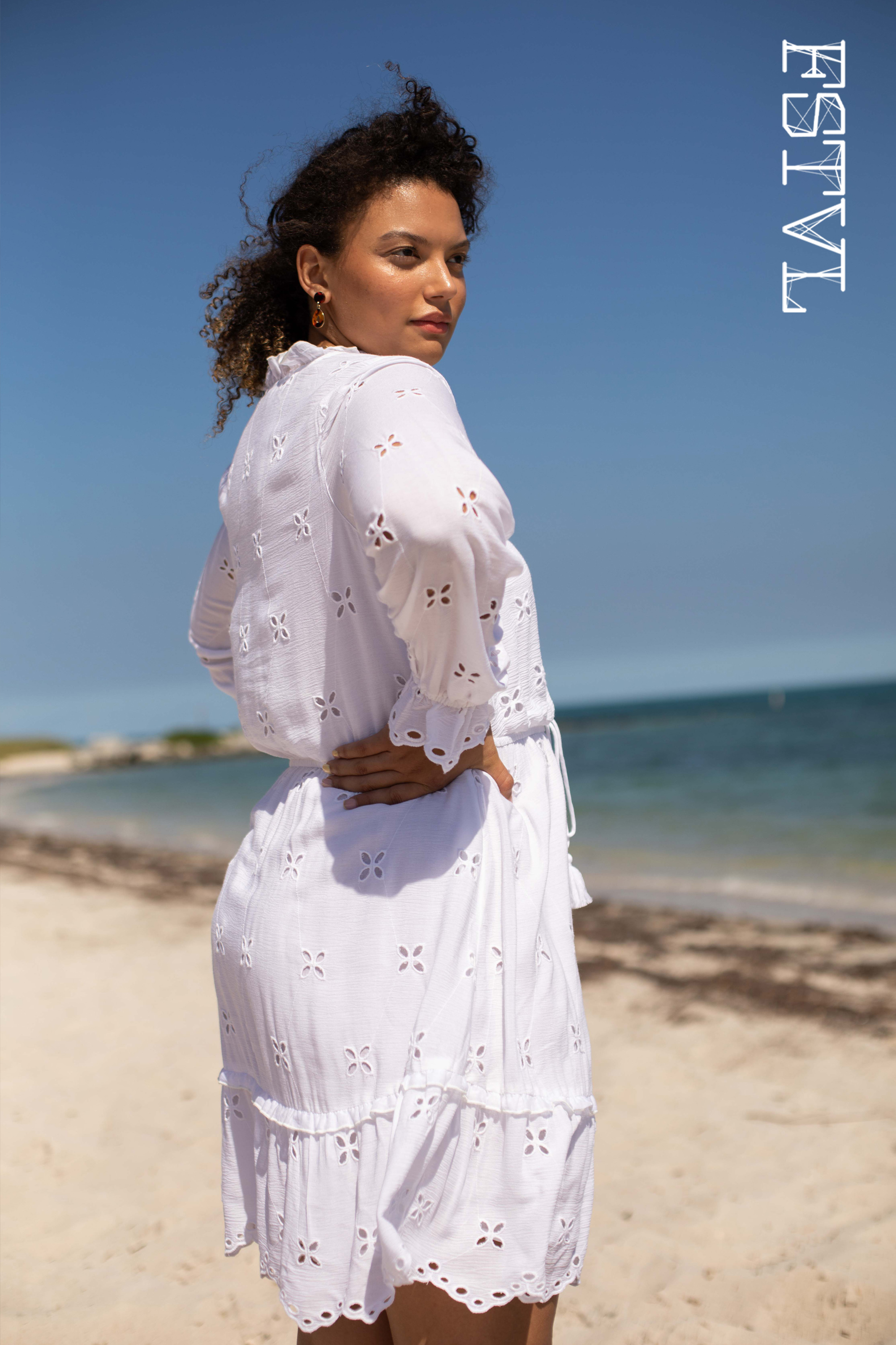 robe courte imprimée