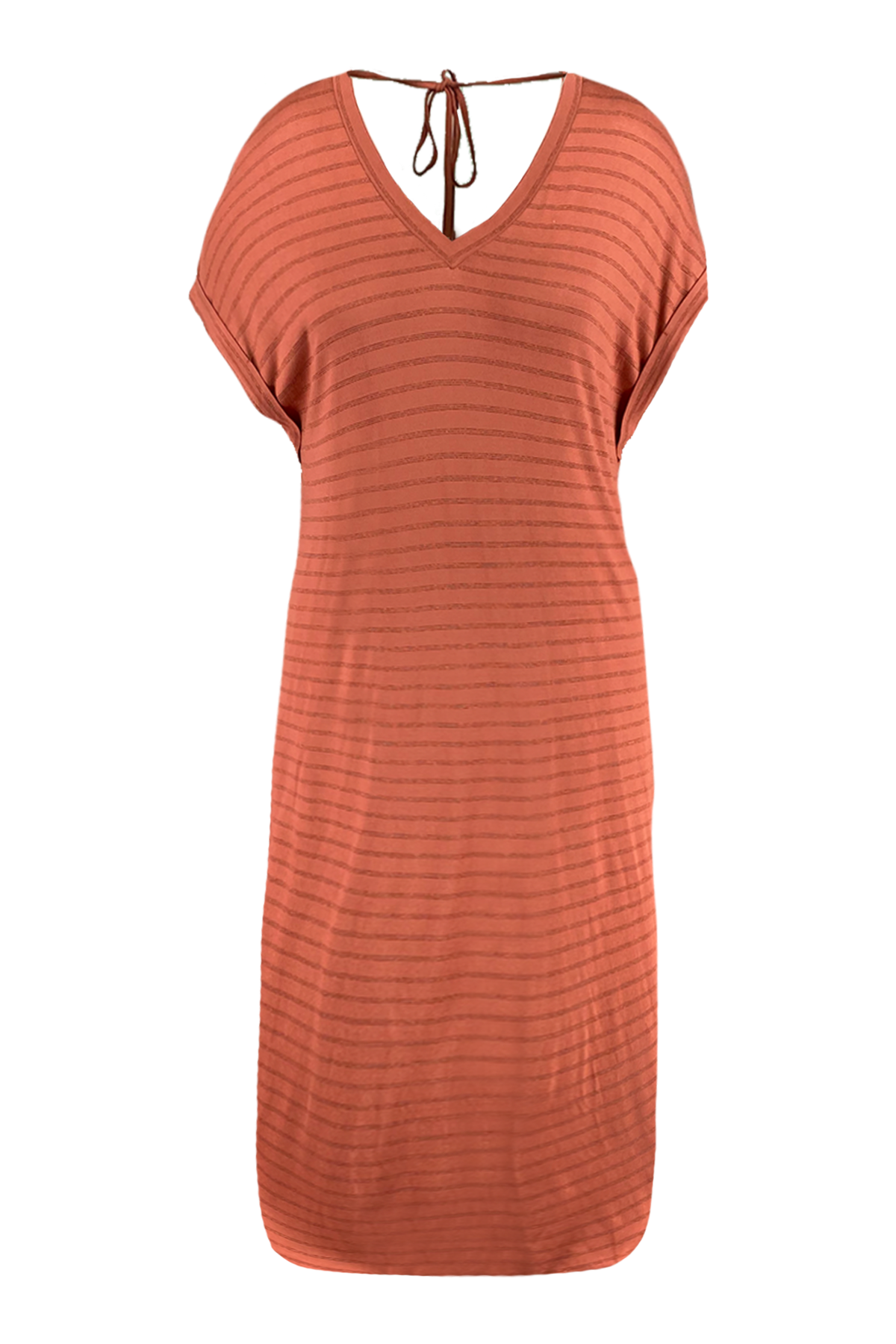 Cognac Robe tshirt à MS Mode®