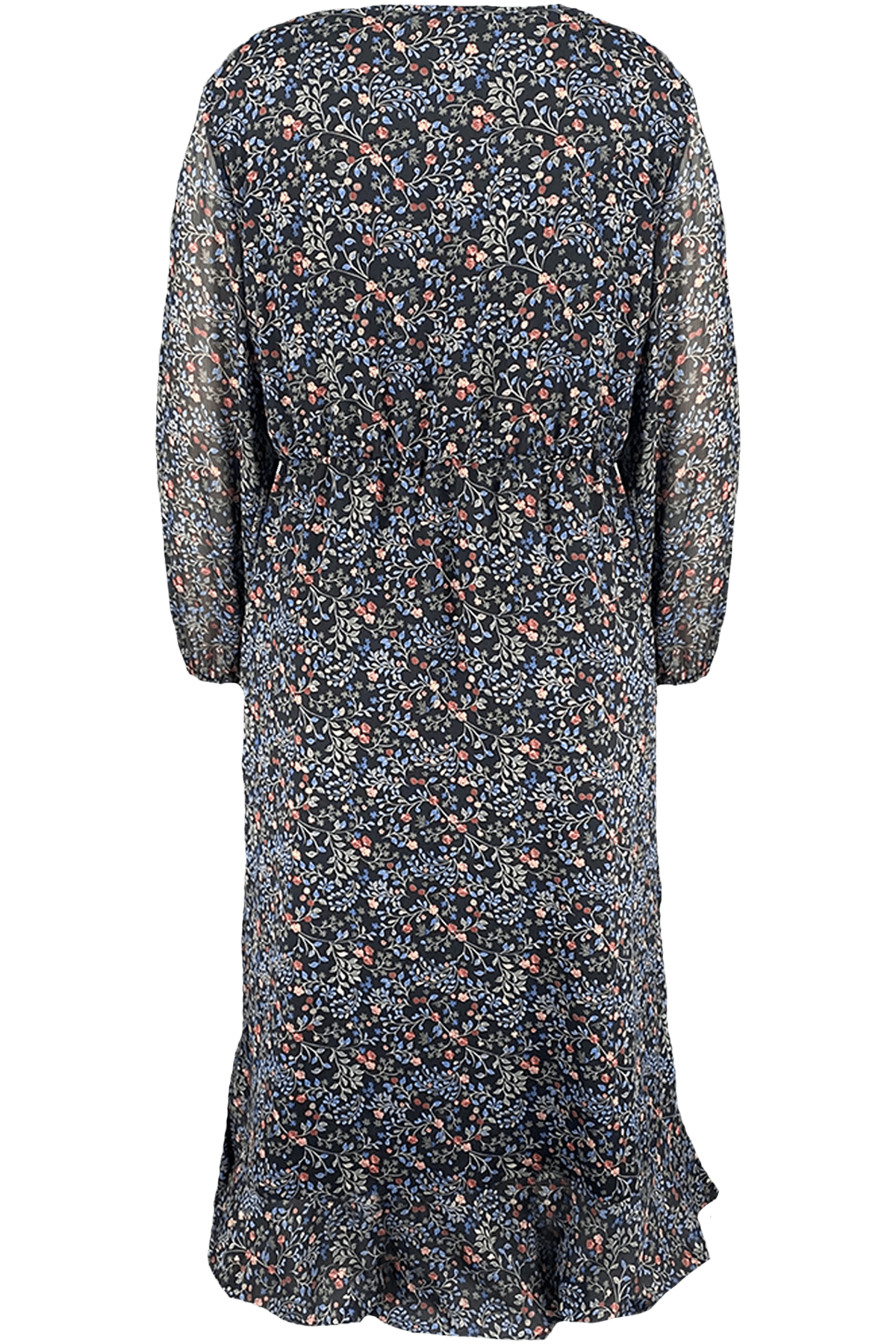 Longue robe portefeuille à imprimé floral image number 2