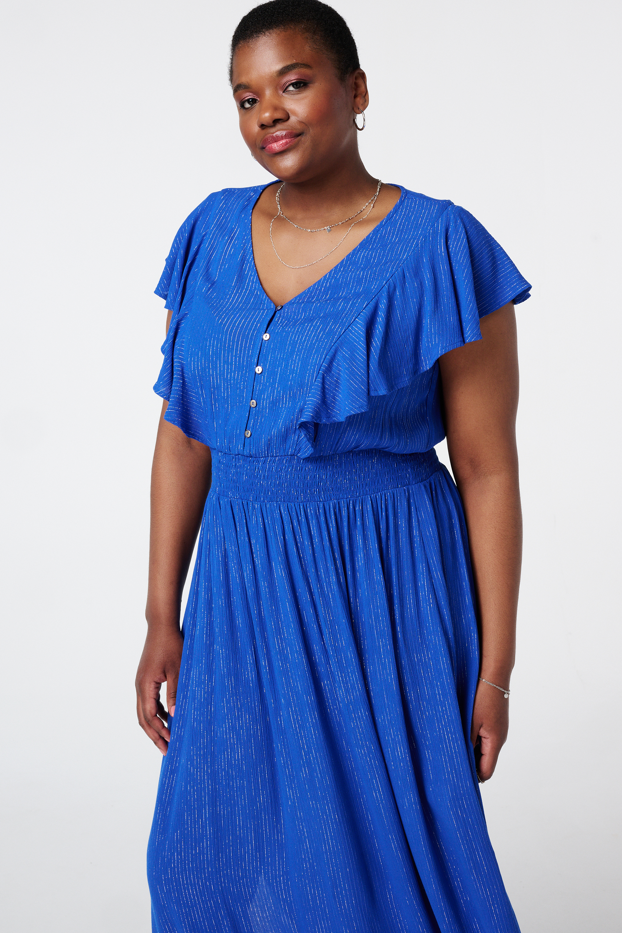 Femmes Robe ample avec ceinture MS Mode - Main Image